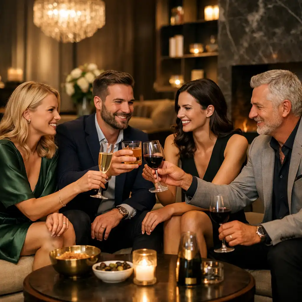 Soukromá oslava u elegantně prostřeného stolu v Bohemia Events